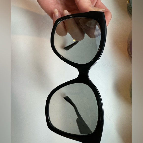 Gucci Square Acetate Sunglasses- Black - Picture 10 of 10